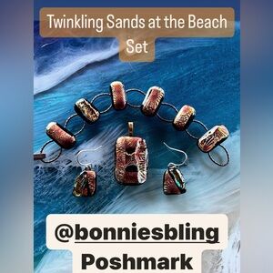 Bonnie’s Bling One Of A Kind Fused Glass Jewelry and Accessories to Wear.
